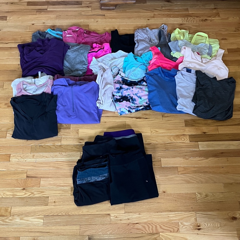Lululemon Mixed Activewear Tops & Leggings - Assorted Brights and Neutrals